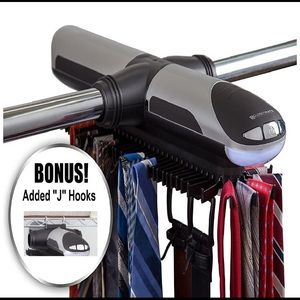 Closetmate motorized tie rack